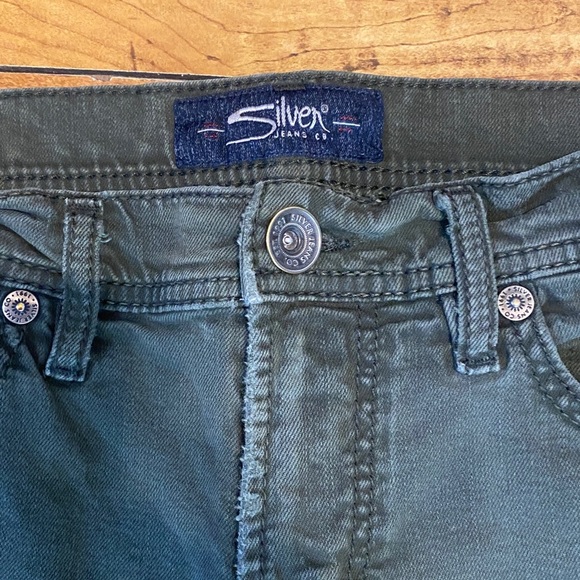 Silver Jeans Men's Forest Green Eddie  Jeans - Picture 3 of 6